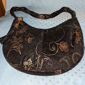 Bags by Pinky leather embossed bag.